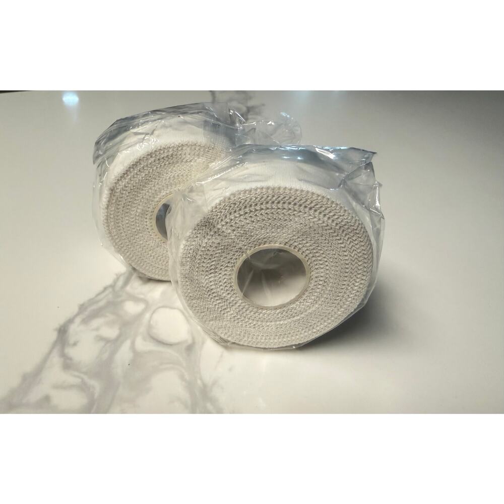 Kiseer Athletic Tape 2 Pack 1.5” x 15 Yards White Sports Wrap Sealed